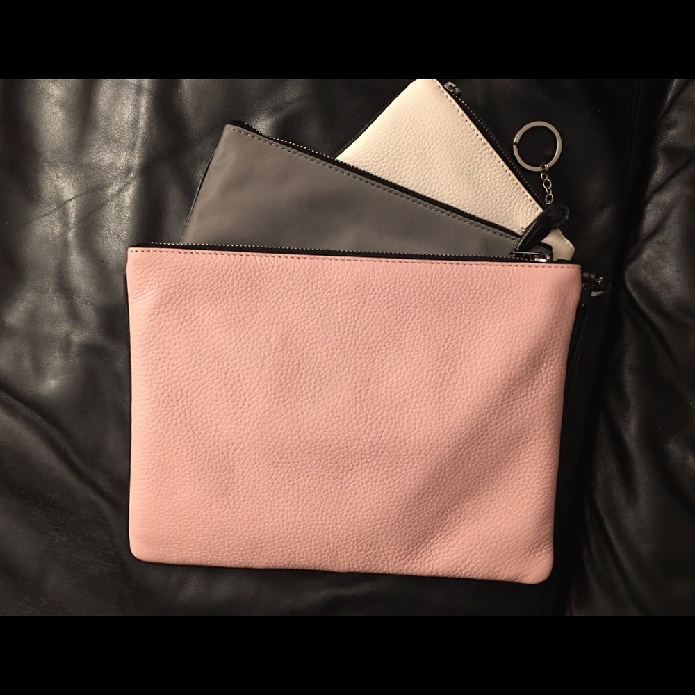 🔥NWT !! Coach Colorblock Pouch Trio !! - Picture 2 of 9